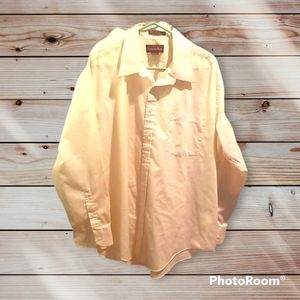 4/$15 Adams Row Light Yellow Shirt